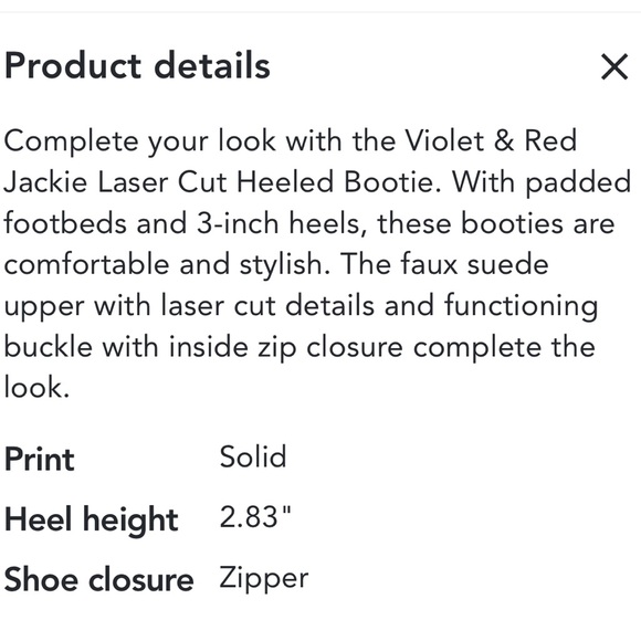 Violet and Red Jackie Bootie - Picture 3 of 5